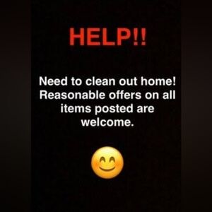 Help Notice with Smiley Face Emoji